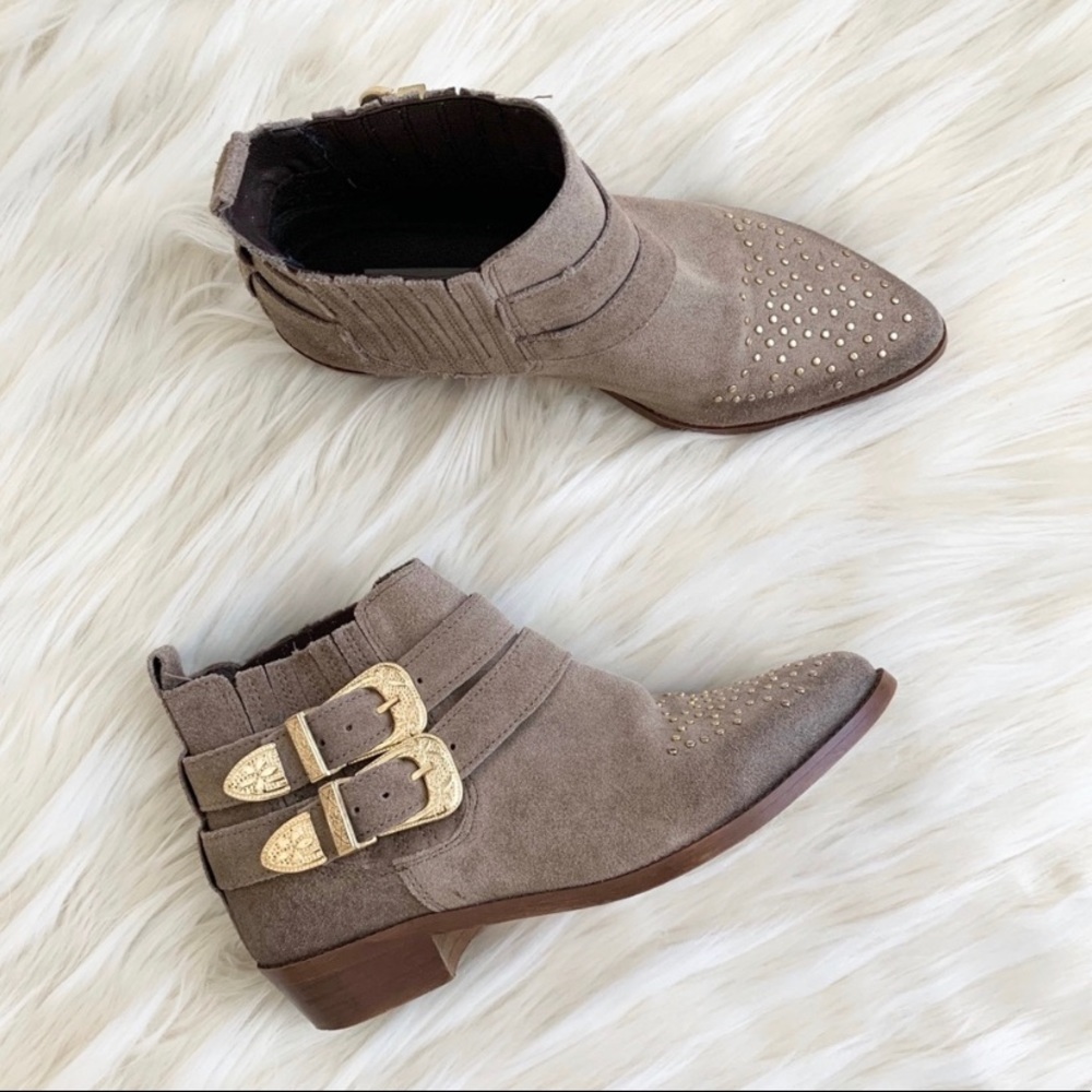 Steve Madden cowboy inspired booties